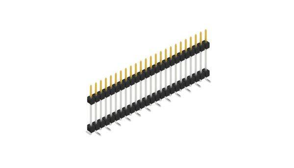 Fischer Elektronik Stiftleiste (Standard) Anzahl Reihen: 1 SL15SMD18224S 10St.