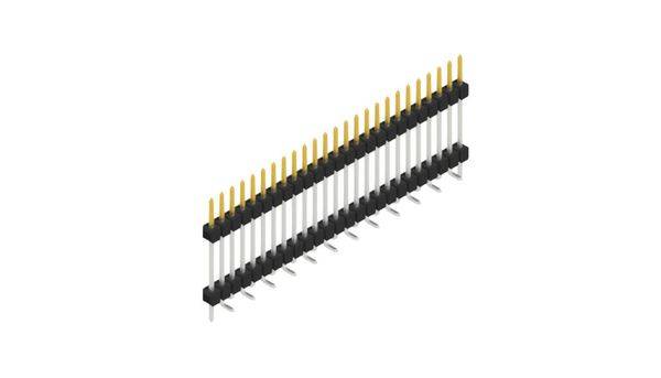 Fischer Elektronik Stiftleiste (Standard) Anzahl Reihen: 1 SL15SMD18225SP 10St.