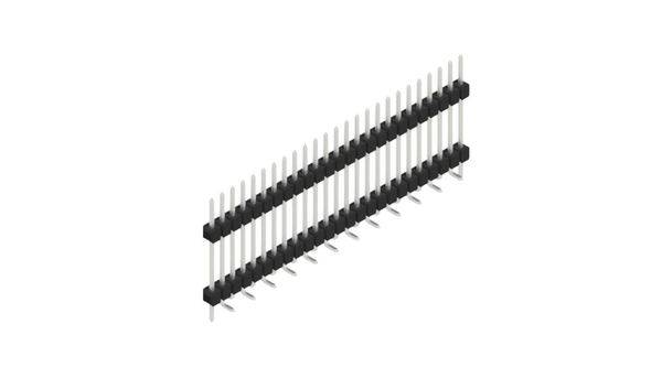 Fischer Elektronik Stiftleiste (Standard) Anzahl Reihen: 1 SL15SMD18225ZP 10St.