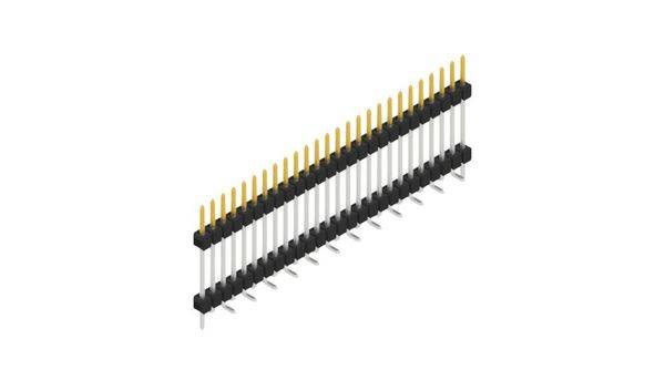 Fischer Elektronik Stiftleiste (Standard) Anzahl Reihen: 1 SL15SMD18226SP 10St.