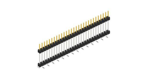 Fischer Elektronik Stiftleiste (Standard) Anzahl Reihen: 1 SL15SMD18229S 10St.