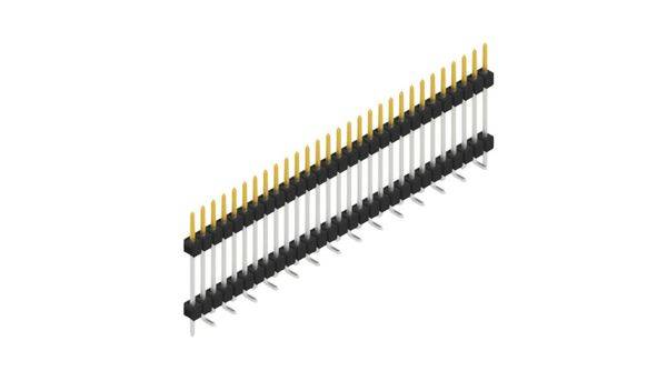 Fischer Elektronik Stiftleiste (Standard) Anzahl Reihen: 1 SL15SMD18229SP 10St.