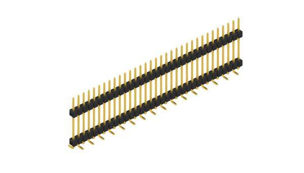 Fischer Elektronik Stiftleiste (Standard) Anzahl Reihen: 1 SL15SMD18233G 10St.