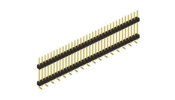 Fischer Elektronik Stiftleiste (Standard) Anzahl Reihen: 1 SL15SMD18234G 10St.