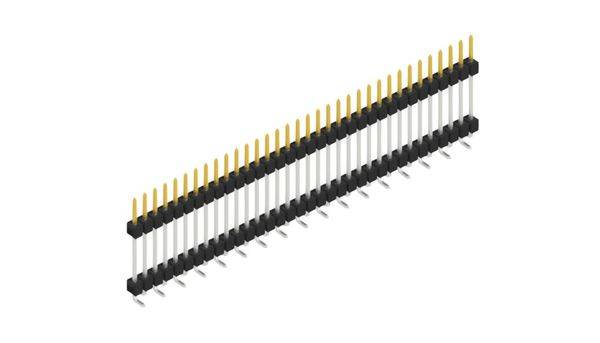 Fischer Elektronik Stiftleiste (Standard) Anzahl Reihen: 1 SL15SMD18234S 10St.