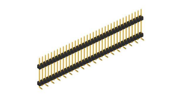 Fischer Elektronik Stiftleiste (Standard) Anzahl Reihen: 1 SL15SMD18235G 10St.