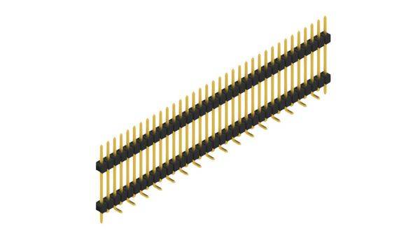 Fischer Elektronik Stiftleiste (Standard) Anzahl Reihen: 1 SL15SMD18235GP 10St.