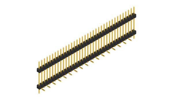 Fischer Elektronik Stiftleiste (Standard) Anzahl Reihen: 1 SL15SMD18236GP 10St.