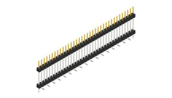 Fischer Elektronik Stiftleiste (Standard) Anzahl Reihen: 1 SL15SMD18236SP 10St.