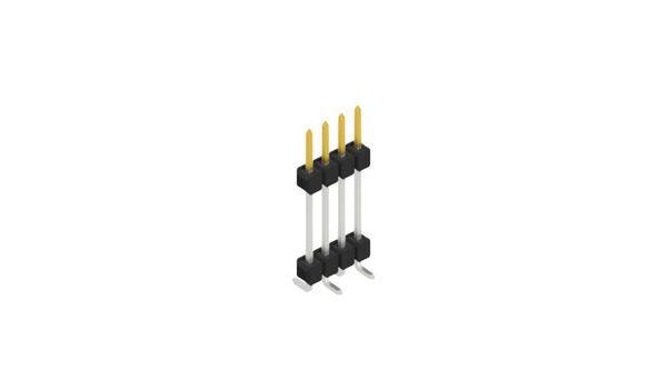 Fischer Elektronik Stiftleiste (Standard) Anzahl Reihen: 1 10051846 10St.