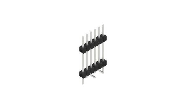 Fischer Elektronik Stiftleiste (Standard) Anzahl Reihen: 1 10051862 10St.