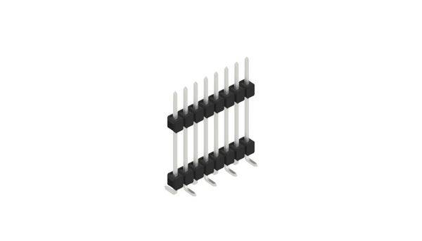 Fischer Elektronik Stiftleiste (Standard) Anzahl Reihen: 1 10051874 10St.