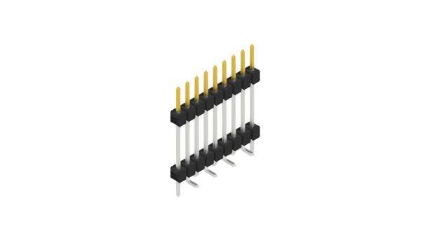 Fischer Elektronik Stiftleiste (Standard) Anzahl Reihen: 1 10051879 10St.