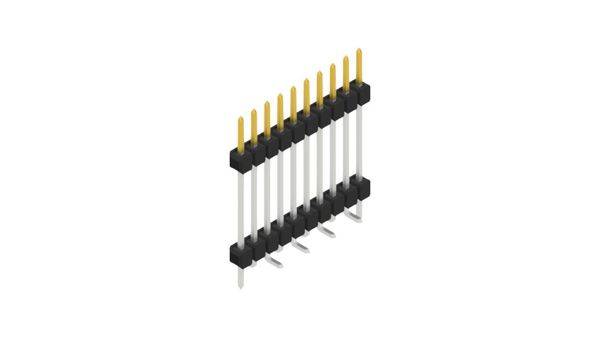 Fischer Elektronik Stiftleiste (Standard) Anzahl Reihen: 1 10051992 10St.