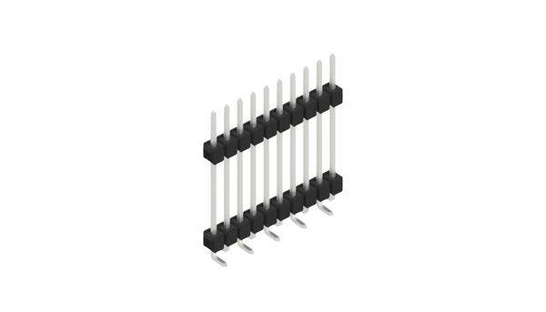 Fischer Elektronik Stiftleiste (Standard) Anzahl Reihen: 1 10051993 10St.