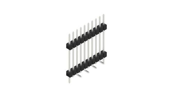 Fischer Elektronik Stiftleiste (Standard) Anzahl Reihen: 1 SL15SMD20710ZP 10St.