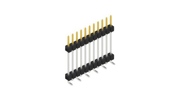 Fischer Elektronik Stiftleiste (Standard) Anzahl Reihen: 1 10051996 10St.