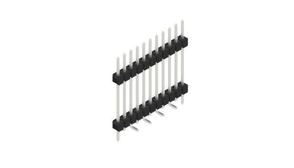Fischer Elektronik Stiftleiste (Standard) Anzahl Reihen: 1 SL15SMD20711ZP 10St.