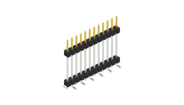 Fischer Elektronik Stiftleiste (Standard) Anzahl Reihen: 1 10052001 10St.