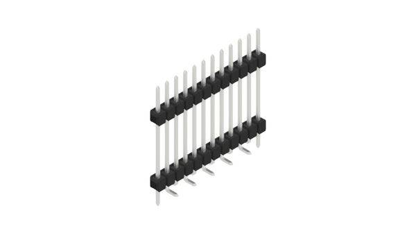 Fischer Elektronik Stiftleiste (Standard) Anzahl Reihen: 1 SL15SMD20712ZP 10St.
