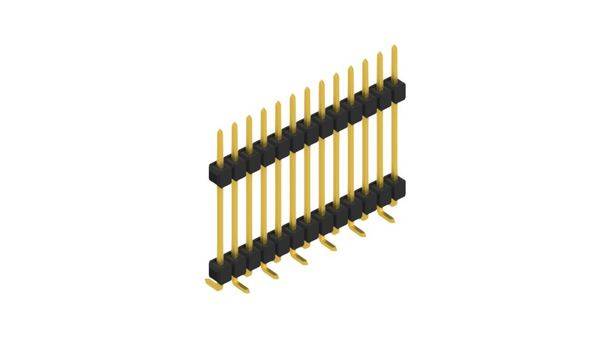 Fischer Elektronik Stiftleiste (Standard) Anzahl Reihen: 1 10052004 10St.