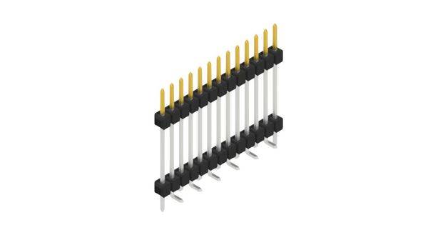 Fischer Elektronik Stiftleiste (Standard) Anzahl Reihen: 1 10052007 10St.