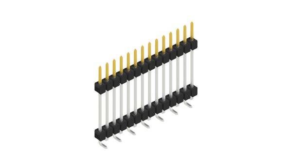 Fischer Elektronik Stiftleiste (Standard) Anzahl Reihen: 1 10052012 10St.