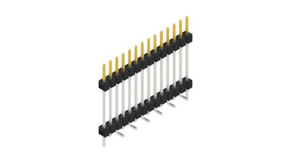 Fischer Elektronik Stiftleiste (Standard) Anzahl Reihen: 1 10052013 10St.