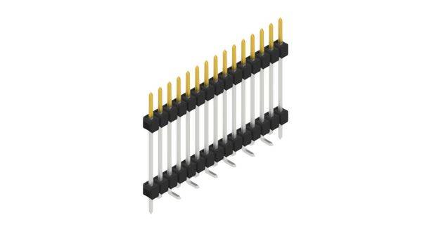 Fischer Elektronik Stiftleiste (Standard) Anzahl Reihen: 1 10052018 10St.