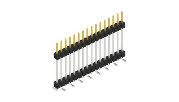 Fischer Elektronik Stiftleiste (Standard) Anzahl Reihen: 1 10052022 10St.