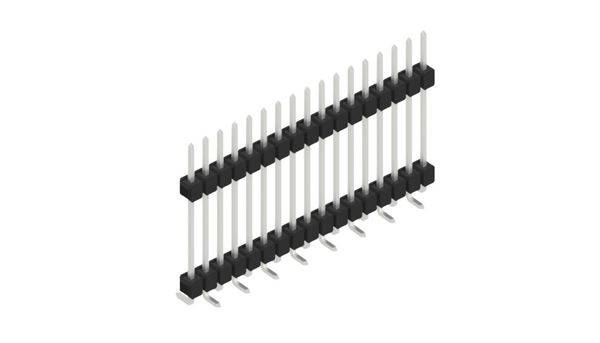 Fischer Elektronik Stiftleiste (Standard) Anzahl Reihen: 1 10052030 10St.