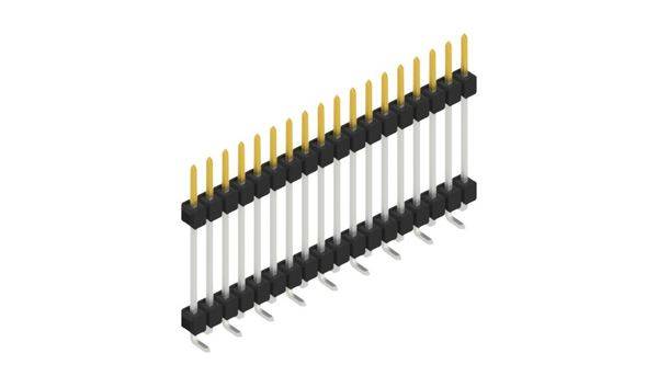 Fischer Elektronik Stiftleiste (Standard) Anzahl Reihen: 1 10052033 10St.