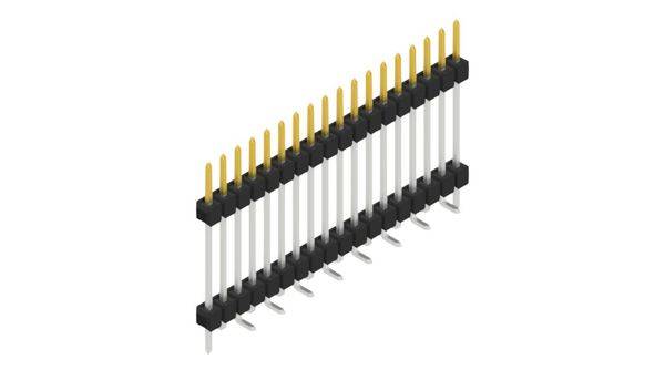 Fischer Elektronik Stiftleiste (Standard) Anzahl Reihen: 1 10052034 10St.