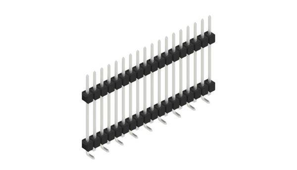 Fischer Elektronik Stiftleiste (Standard) Anzahl Reihen: 1 10052035 10St.
