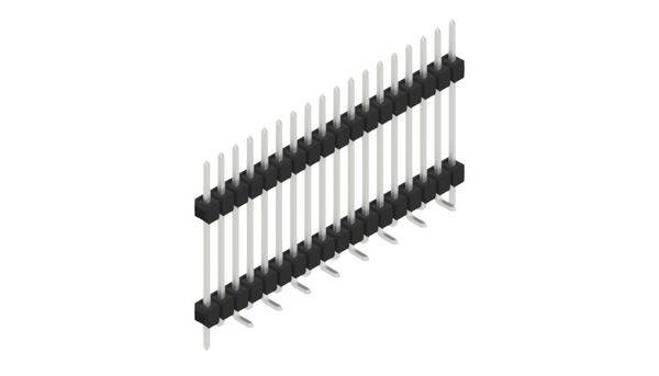 Fischer Elektronik Stiftleiste (Standard) Anzahl Reihen: 1 SL15SMD20718ZP 10St.