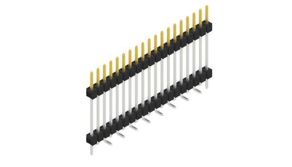 Fischer Elektronik Stiftleiste (Standard) Anzahl Reihen: 1 10052039 10St.