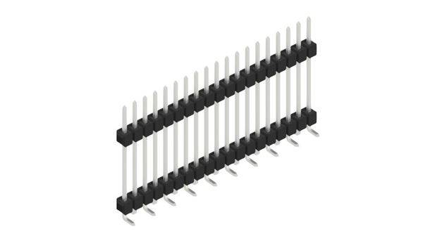 Fischer Elektronik Stiftleiste (Standard) Anzahl Reihen: 1 10052040 10St.