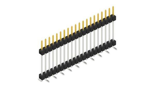 Fischer Elektronik Stiftleiste (Standard) Anzahl Reihen: 1 10052043 10St.