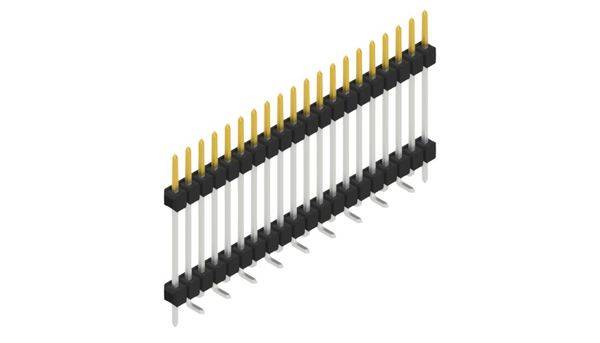 Fischer Elektronik Stiftleiste (Standard) Anzahl Reihen: 1 10052044 10St.