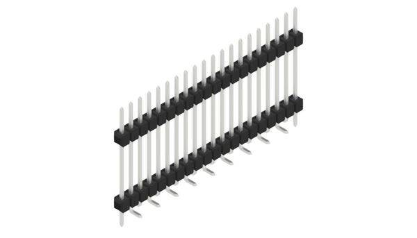 Fischer Elektronik Stiftleiste (Standard) Anzahl Reihen: 1 SL15SMD20720ZP 10St.