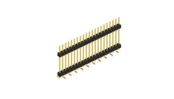 Fischer Elektronik Stiftleiste (Standard) Anzahl Reihen: 1 SL15SMD20721G 10St.