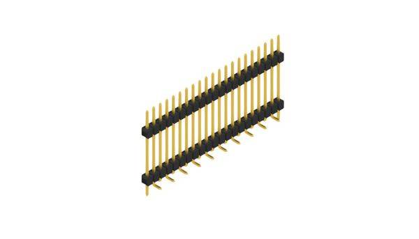 Fischer Elektronik Stiftleiste (Standard) Anzahl Reihen: 1 SL15SMD20721GP 10St.