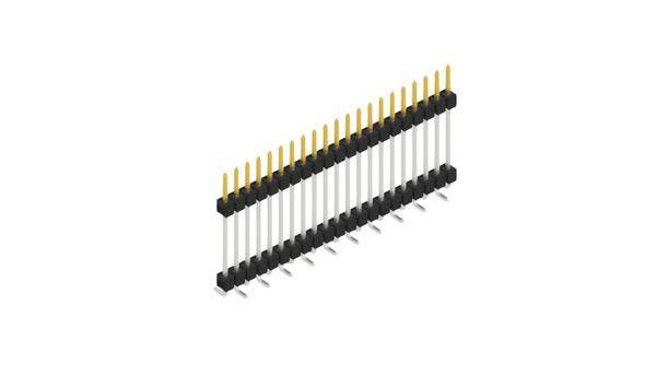 Fischer Elektronik Stiftleiste (Standard) Anzahl Reihen: 1 SL15SMD20721S 10St.