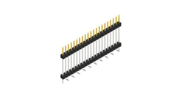Fischer Elektronik Stiftleiste (Standard) Anzahl Reihen: 1 SL15SMD20721SP 10St.