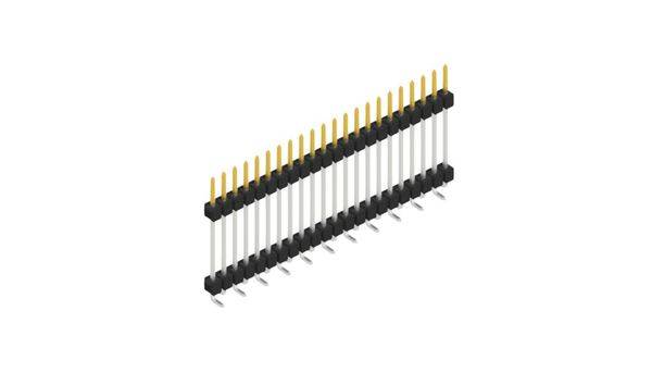 Fischer Elektronik Stiftleiste (Standard) Anzahl Reihen: 1 SL15SMD20722S 10St.