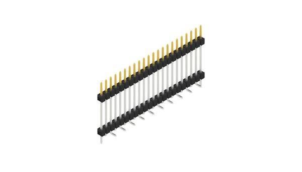 Fischer Elektronik Stiftleiste (Standard) Anzahl Reihen: 1 SL15SMD20722SP 10St.