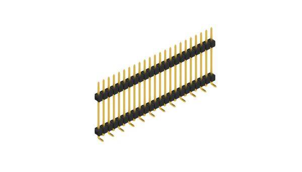 Fischer Elektronik Stiftleiste (Standard) Anzahl Reihen: 1 SL15SMD20723G 10St.