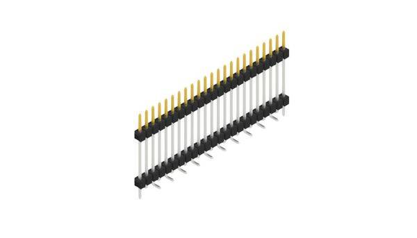 Fischer Elektronik Stiftleiste (Standard) Anzahl Reihen: 1 SL15SMD20723SP 10St.