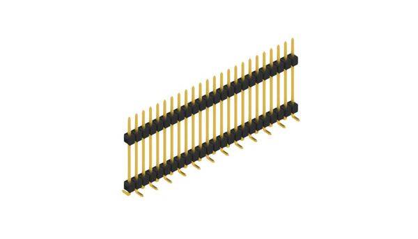 Fischer Elektronik Stiftleiste (Standard) Anzahl Reihen: 1 SL15SMD20724G 10St.