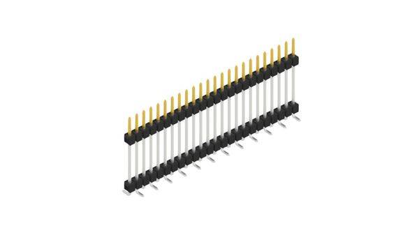 Fischer Elektronik Stiftleiste (Standard) Anzahl Reihen: 1 SL15SMD20724S 10St.